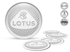 Lotus Sticker Dome Style Premium Wheel Logos